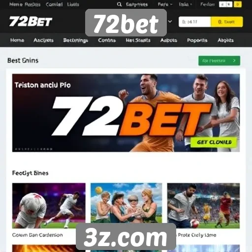 Avaliação do desempenho do site 72bet